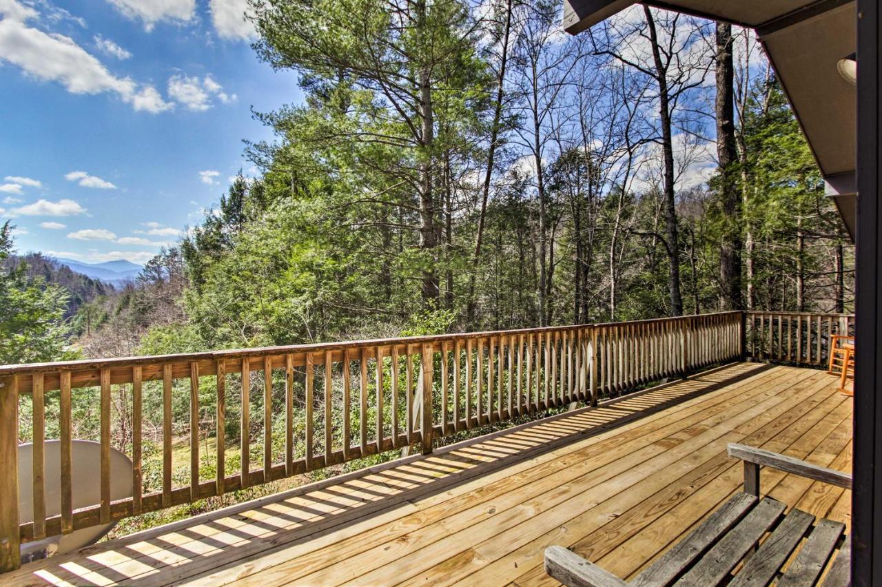 Quiet Cabin With Mountain Views About 3 Mi To Gatlinburg Bagian luar foto