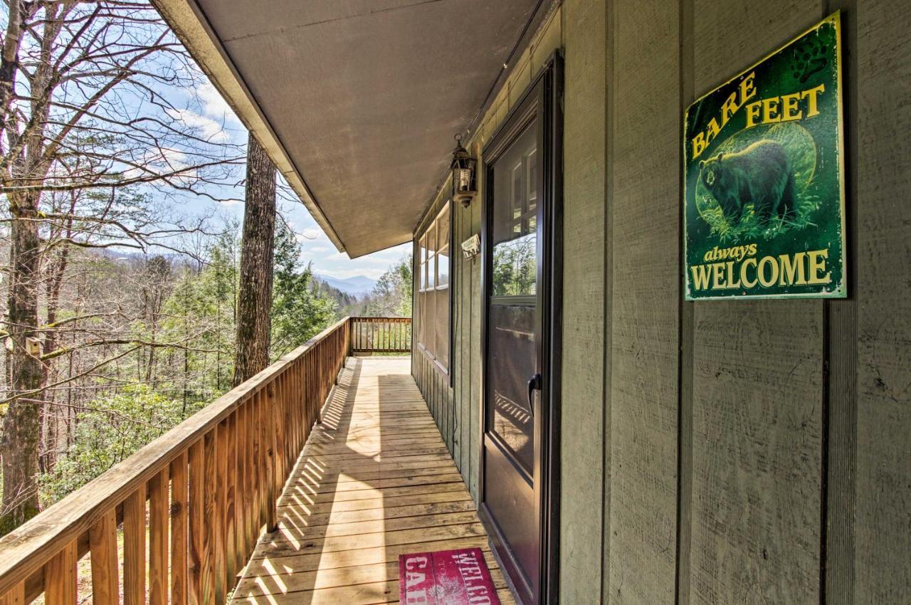 Quiet Cabin With Mountain Views About 3 Mi To Gatlinburg Bagian luar foto
